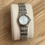 Citizen Eco-Drive Ladies Watch Genuine Diamonds White Dial Stainless Bracelet Photo 2