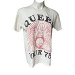 Hollister Oversized Queen Graphic Tee in Natural, Sz S Photo 3