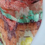 American Rag Cie Dress Pastel Colored Chevron Mini Flutter Sleeve Woman's XS Photo 5