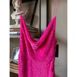 retrofete Katya Sequin Evening Gown Dress Hot Pink Womens Size XS Photo 6