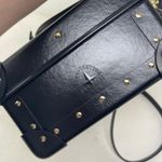 Globe Trotter The Centenary London Square Bag Black & Gold Photo 3