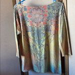 Westbound  Striped Multicolor Women's Top petite large Photo 3