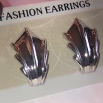 M. Jent Vintage Silver Tone Retro Boho Fashion Earrings Photo 3