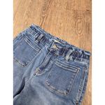 Risen Tummy Control Stretchy Wide Leg Crop Jeans Medium Wash Size 7/28 Photo 1