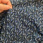 Tommy Hilfiger Blue Floral Quarter Zip Shirt Womans Large Photo 3