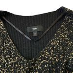 Mossimo Women Size Medium Knit Sweater Black Gold #D2 Photo 2