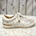 A New Day Madison White Animal Print Faux Suede Sneakers 9.5 Photo 8