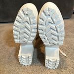 Women’s White Lace Up Chunky Heeled Boots Size 11 (42 EU) NEW White Photo 6