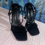 H by Halston Halston Size 8 Black Strappy Heels Photo 1