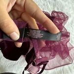 Victoria's Secret  Maroon Lace Babydoll Lingerie Top Women's Size 34C Photo 5