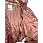 Abercrombie & Fitch  Brown Water-Resistant Puffer Jacket Oversized Coat Womens L Photo 5