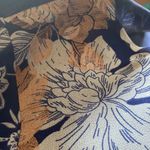 Highline‎ Collective Blue Bronze Metallic Floral Dress Size 2 Photo 2