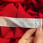 ZARA  Red Tiered Ruffle Mini Dress Spaghetti Straps NWOT Holiday New Years Photo 2