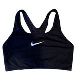 Nike  Dri-Fit Black Swoosh Sports Bra Size Medium Photo 0