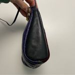 Vintage Studio By Sharif Purse Crossbody Leather Art To Wear Western Purple Red Photo 7