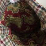 Handmade Wool Green Plaid Shoulder Bag Photo 4