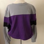 DC Comics NWT  Batman Kanji cropped sweatshirt Japanese Jrs Medium CROP TOP Photo 3