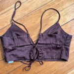 ZARA Silk Crop Top Tank Photo 2