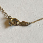 Vogue Brand Vintage Enamel Butterfly Dainty Pendant Gold Tone Chain Necklace Photo 3