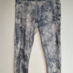 Gottex high waist side pocket gray tie dye leggings size S small Photo 4