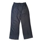 Quince  100% European Linen Pleated Trouser Women’s Size 8 Deep Navy Photo 4