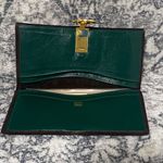 Gucci Vintage Sherry Line Suede and Leather Wallet Bi-fold with Chain Photo 6