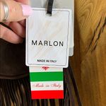 Marlon Firenze | Chocolate Leather Hobo Bag w/ Interchangeable Crossbody Strap Brown Photo 1