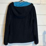 Kuhl Jacket Women’s Skata Sherpa Fleece Full Zip black turquoise blue size M medium Photo 1
