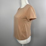 Lululemon Short Sleeve Athletic Shirt in Pink Clay Size 2 Lightweight Stretch Photo 3