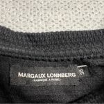 Margaux Lonnberg Sivan Black Blue Crewneck Long Sleeve Jumper Sweater Size 36 Photo 3