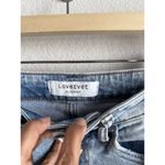 Lovervet LA High Waist Distressed Straight Cut 90's‎ Dad Jeans Women’s Size 24 Blue Photo 8