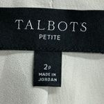 Talbots  Petite Double Breasted Blazer‎ Jacket Sz 2P Beige Long Sleeve Work Photo 9