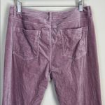 Ann Mashburn  Kick Flare Cropped 5-Pocket Velvet Pants‎ Jeans Size 29 Blush Photo 5