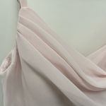 Azazie  Size A4 Blush Pink long Sleeveless Gown $190 Photo 6