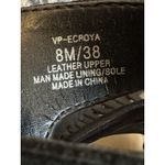 Vince Camuto  Ecroya Black Leather Suede Cage Side Zip Ankle Sandal Heels Size 8M Photo 7