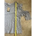 Seven7  Size XL NWT Blue Double Ruffle Long Sleeved Pullover Cotton Blend Sweater Photo 3