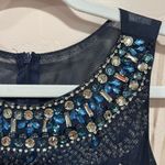 Crystal Doll Crystal Dolls Beaded Navy Formal Dress Photo 3