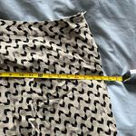 Never worn: Hand Made Black & Gray Geometric Pattern Skirt Size M Photo 3