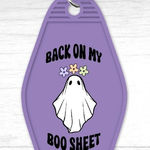 Back‎ On My Boo Sheet Motel Keychain Purple Photo 0