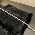 ✨ D’Carlo Women’s Suede Leather Fur Black Zip Up Vest Medium Photo 10