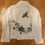 Sadie and Sage White Denim Jean Jacket Photo 1