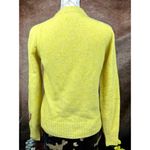 Zadig & Voltaire  Cashmere Sweater Yellow Burgundy Logo size M Photo 7