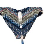 Lucky Brand Reversible Bikini Swim Bottom Aztec Print/Navy Blue Sz S (4-6) NWT Photo 1