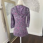 Early 2000's Grunge Tattoo Graphic Studded Gray Purple Grunge 3/4 Sleeve Top M Size M Photo 4