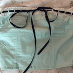 Edikted  Mint Green Strapless Top with Black Ribbon Photo 0