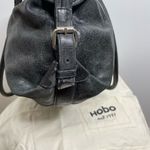 Hobo International Black Leather Satchel Dome Tote Buckle Purse Handle Bag Photo 6