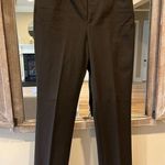 CHAPS  Dark Brown Dress Pants Cotton Office Womens 10 Petite Photo 7