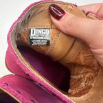 Dingo  Classy N Sassy Fuchsia Pink Suede Snip Toe Western Cowgirl Boots Photo 6