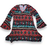 🪩4/$20!! Win Win Flare Bottom Bohemian Tunic Size S-M 🪩4/$20!! Photo 0