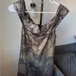 Elegant Black and Gold Women's Dress Size M Photo 1